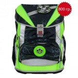 Школьный ранец 8405, расцветки Серебристый скорпион,  ErgoFlex Buttons (800 гр.)