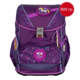 Школьный ранец 8405, расцветки Фиолетовая сказка,  ErgoFlex Buttons (800 гр.)