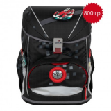 Школьный ранец 8405, расцветки Гоночный карт,  ErgoFlex Buttons (800 гр.)