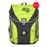 Школьный ранец 8408, расцветки Неоновый полет,   MAX SuperFlash Buttons (950 гр.)